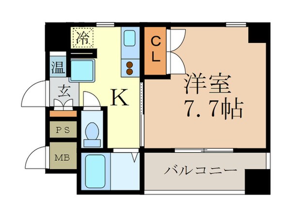 ﾗｳﾑ江坂の物件間取画像